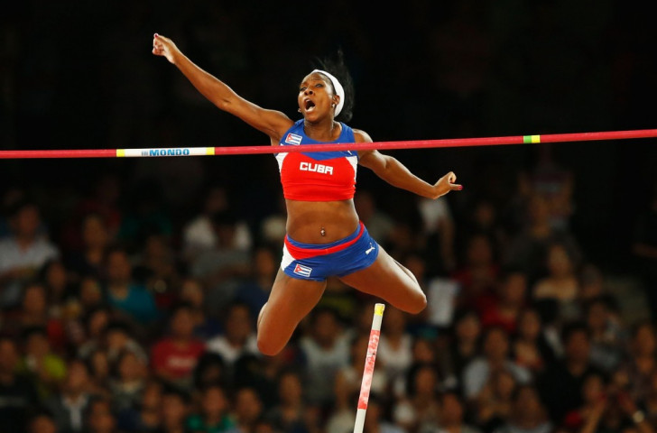 Silva into gold - Cuba's Yarisley Silva, second in the pole vault in London 2012, goes one better in Beijing ©Getty Images