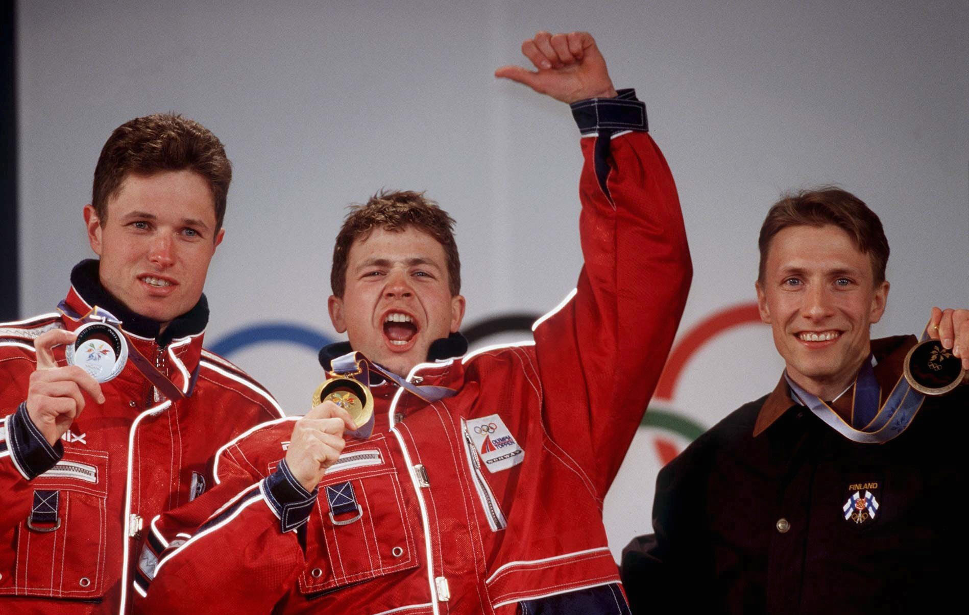 Ole Einar Bjørndalen won his first Olympic gold medal at Nagano 1998 ©Getty Images 