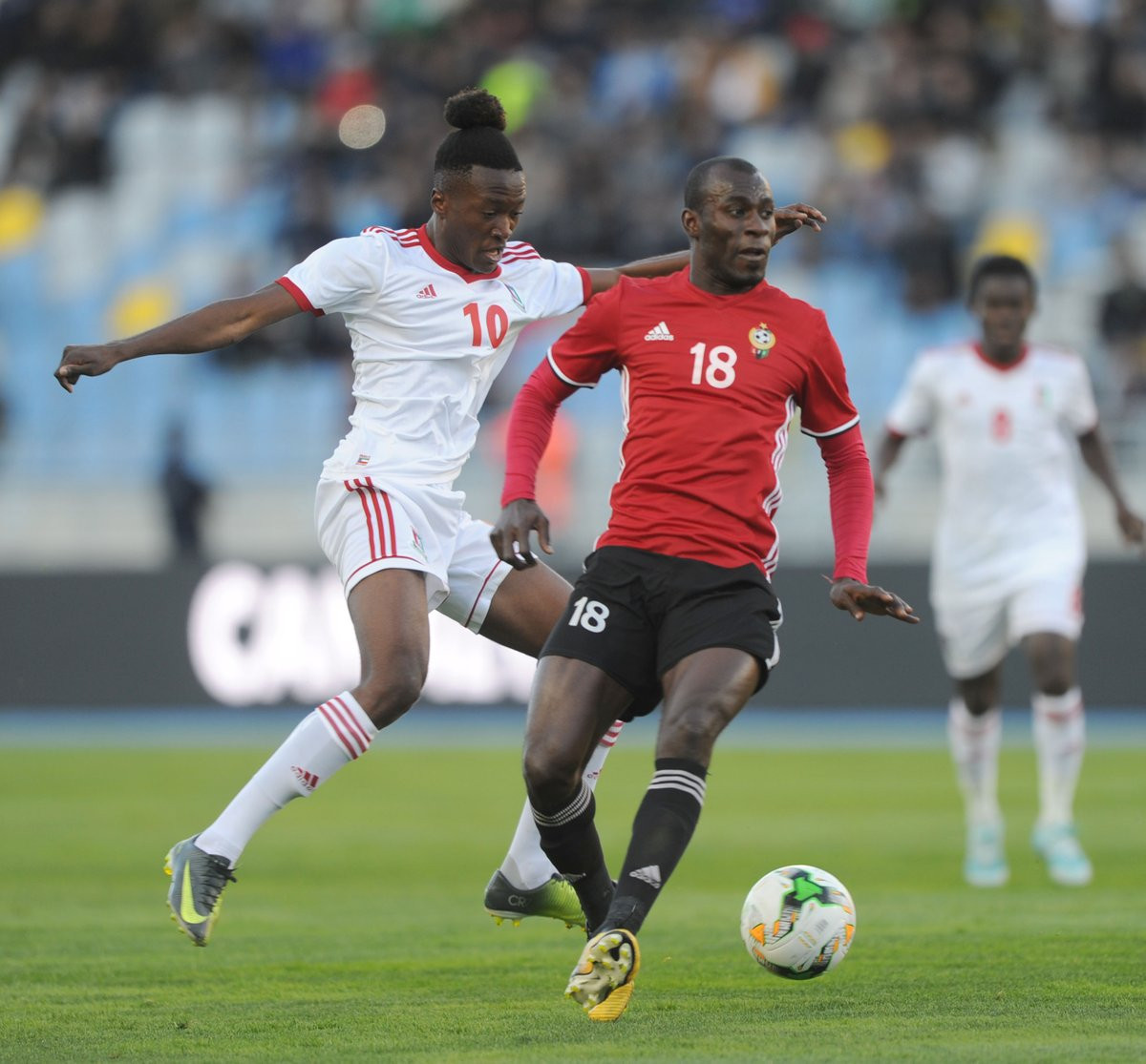 Libya swept aside Equatorial Guinea in their opening match in Tangier ©CAF
