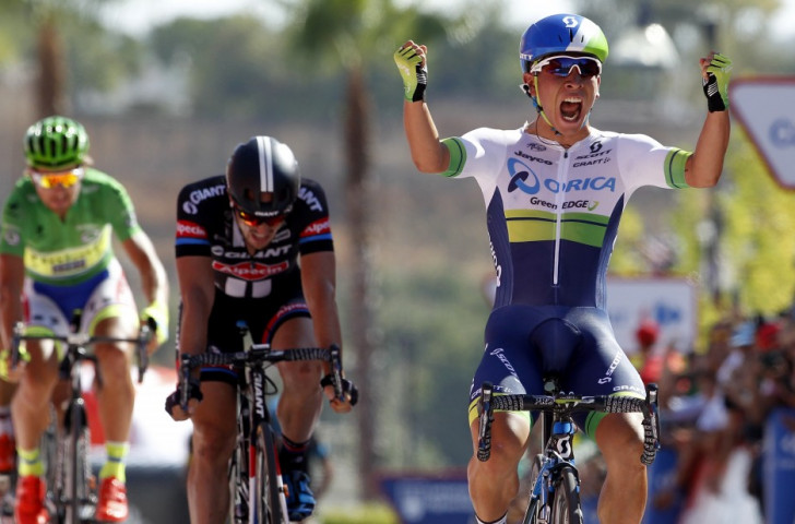 Caleb Ewan claims maiden Grand Tour stage win as Tom Dumoulin seizes overall lead at Vuelta a España