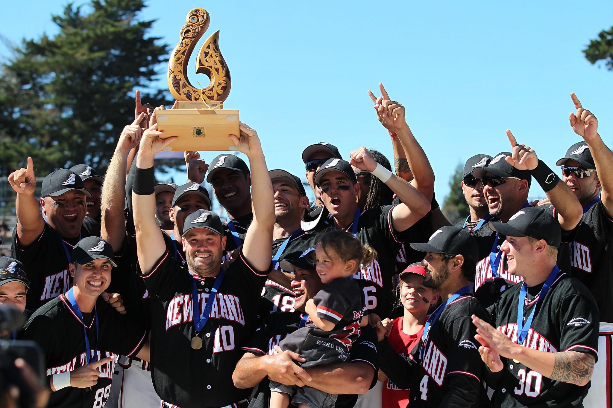 New Zealand are 466 points ahead at the top of the WBSC Men’s Softball rankings ©Getty Images