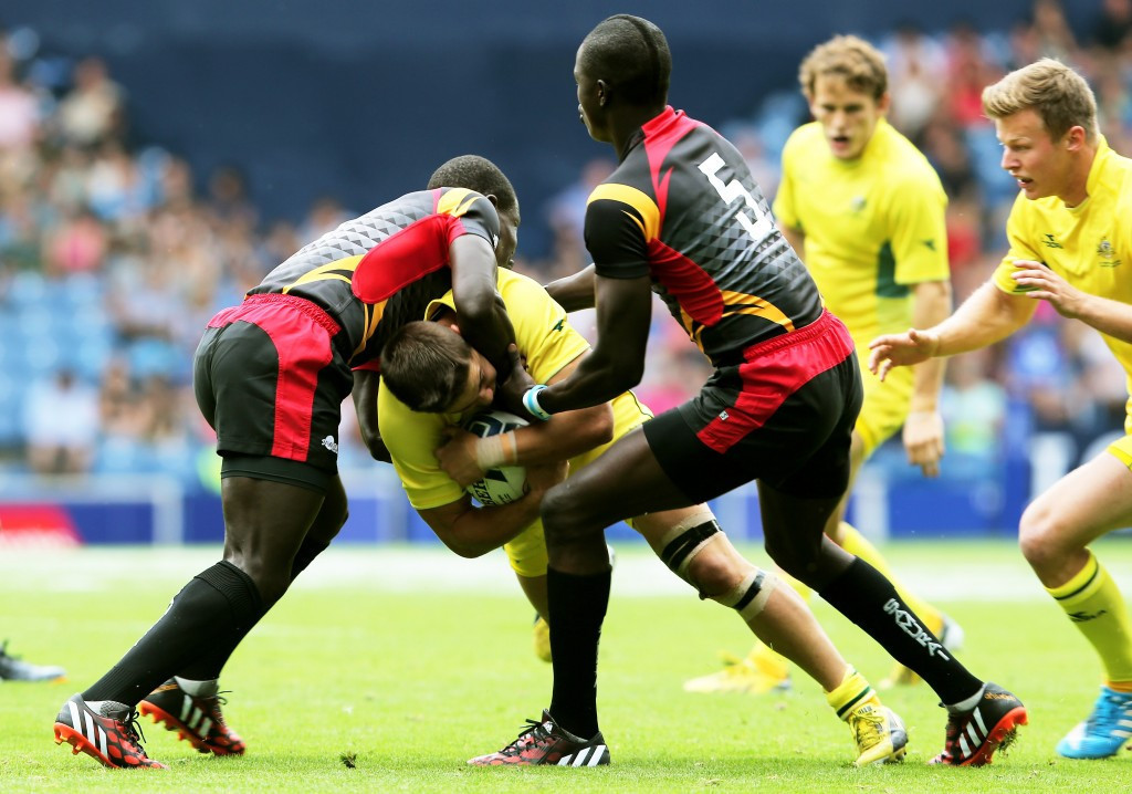 Two Ugandan rugby sevens players, Benon Kizza and Philip Pariyo, went missing after the 2014 Commonwealth Games in Glasgow ©Getty Images