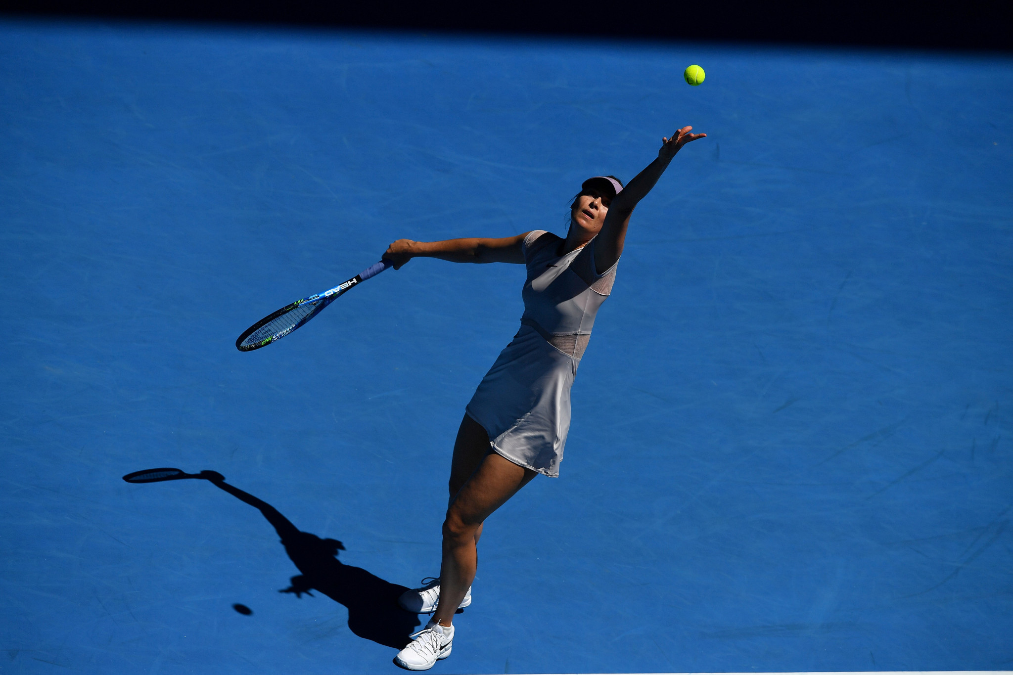 Russia's Maria Sharapova enjoyed a winning return to the Australian Open as she swept aside Germany's Tatjana Maria ©Getty Images