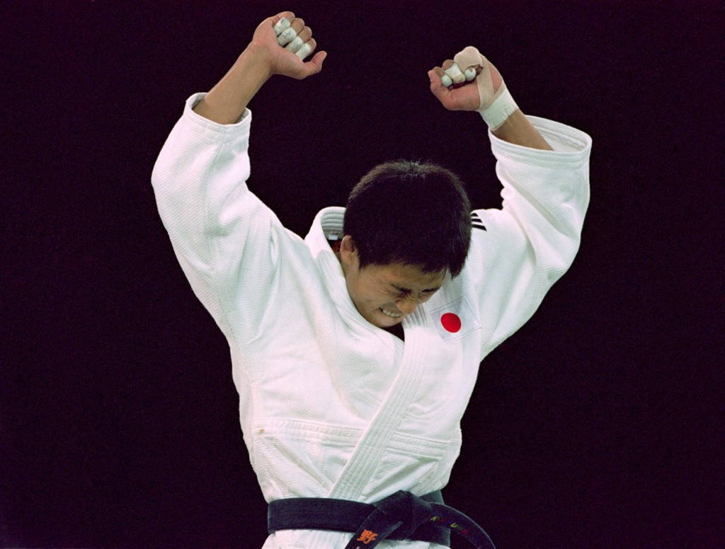The Japanese star won his gold medal bout at Sydney 2000 in the first 15 seconds