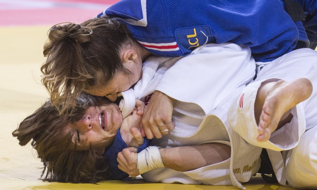 Including the bronze medal bout between France's Automne Pavia and America's Marti Malloy ©Getty Images