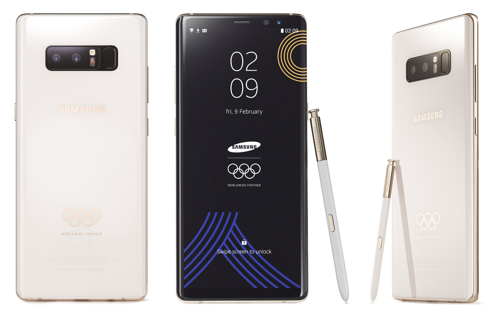 The Pyeongchang 2018 limited edition Samsung Galaxy Note8 will include a number of exclusive features ©Samsung