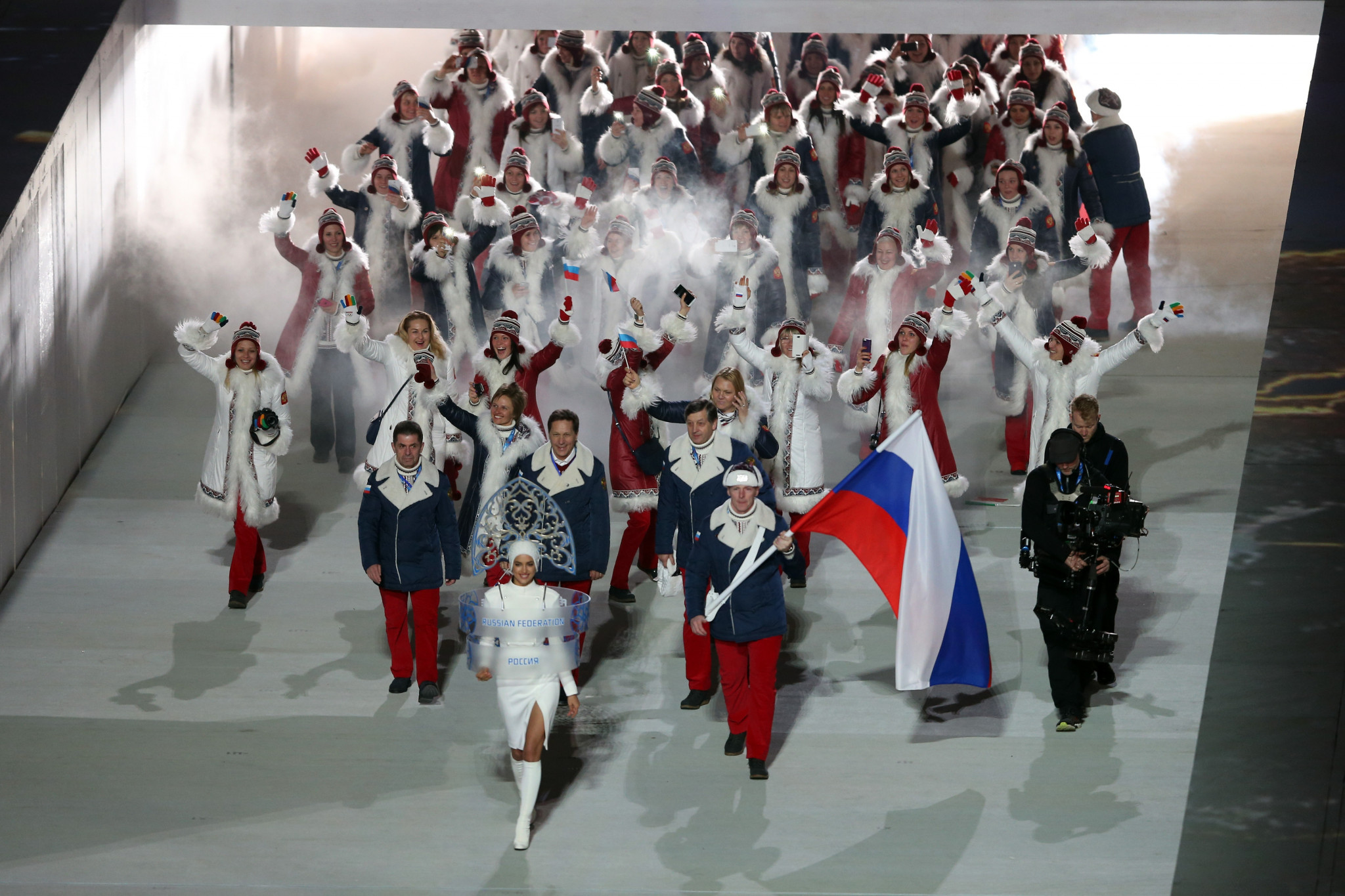 Russia are banned from marching under the country's own flag at the Opening Ceremony of Pyeongchang 2018 ©Getty Images