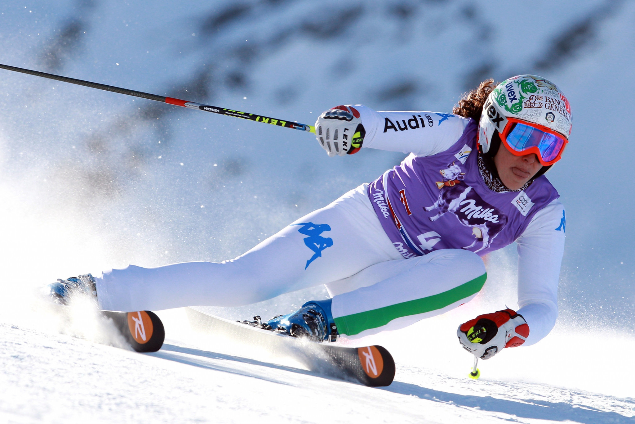 Federica Brignone has been in excellent form going into the World Cup event in Cortina d’Ampezzo ©Getty Images