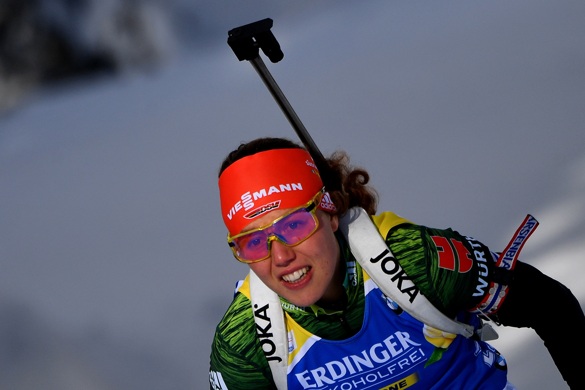 Defending World Cup champion Laura Dahlmeier claimed the silver medal ©Getty Images
