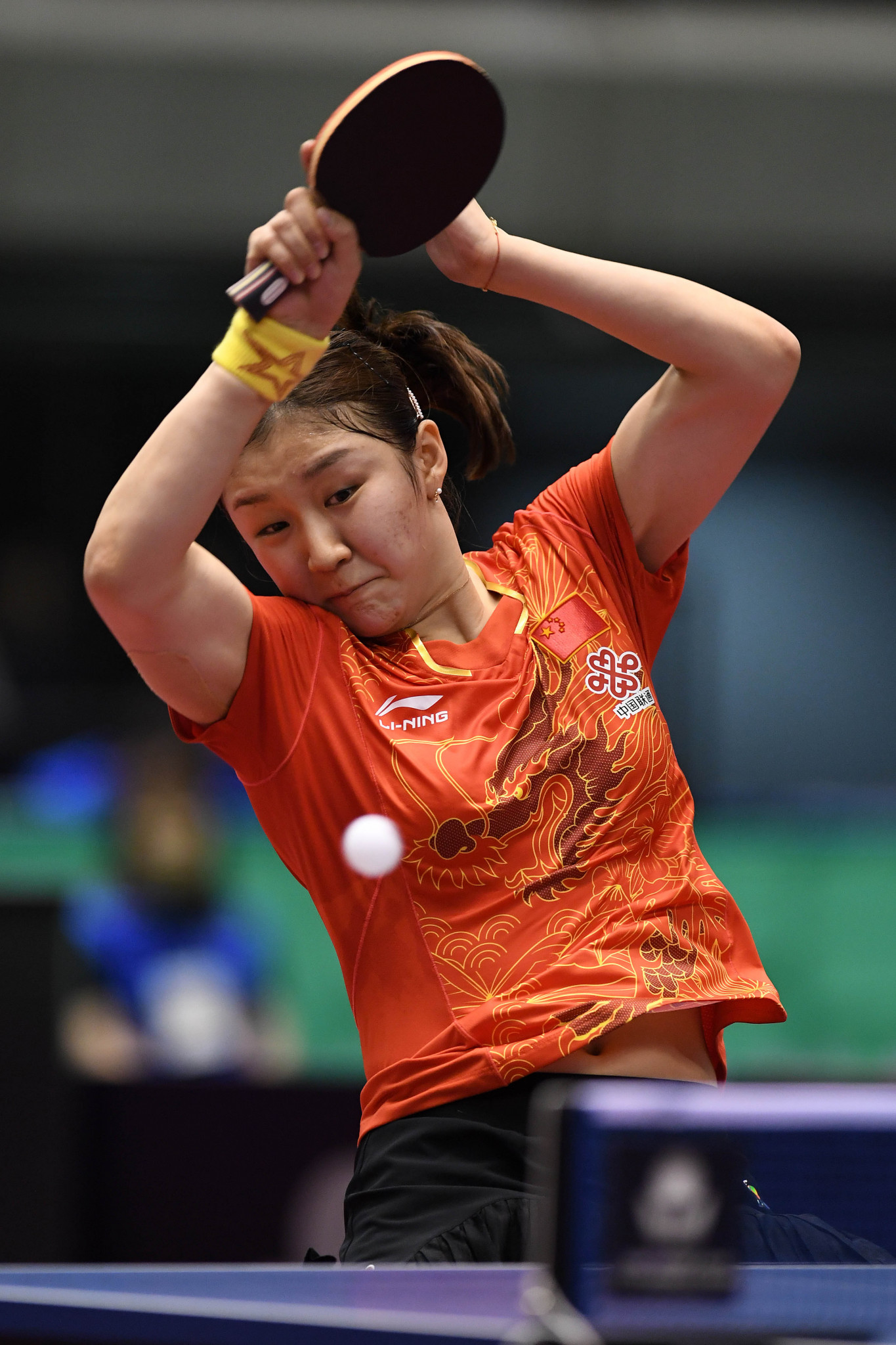 World number one Chen Meng progressed from the women's draw ©Getty Images