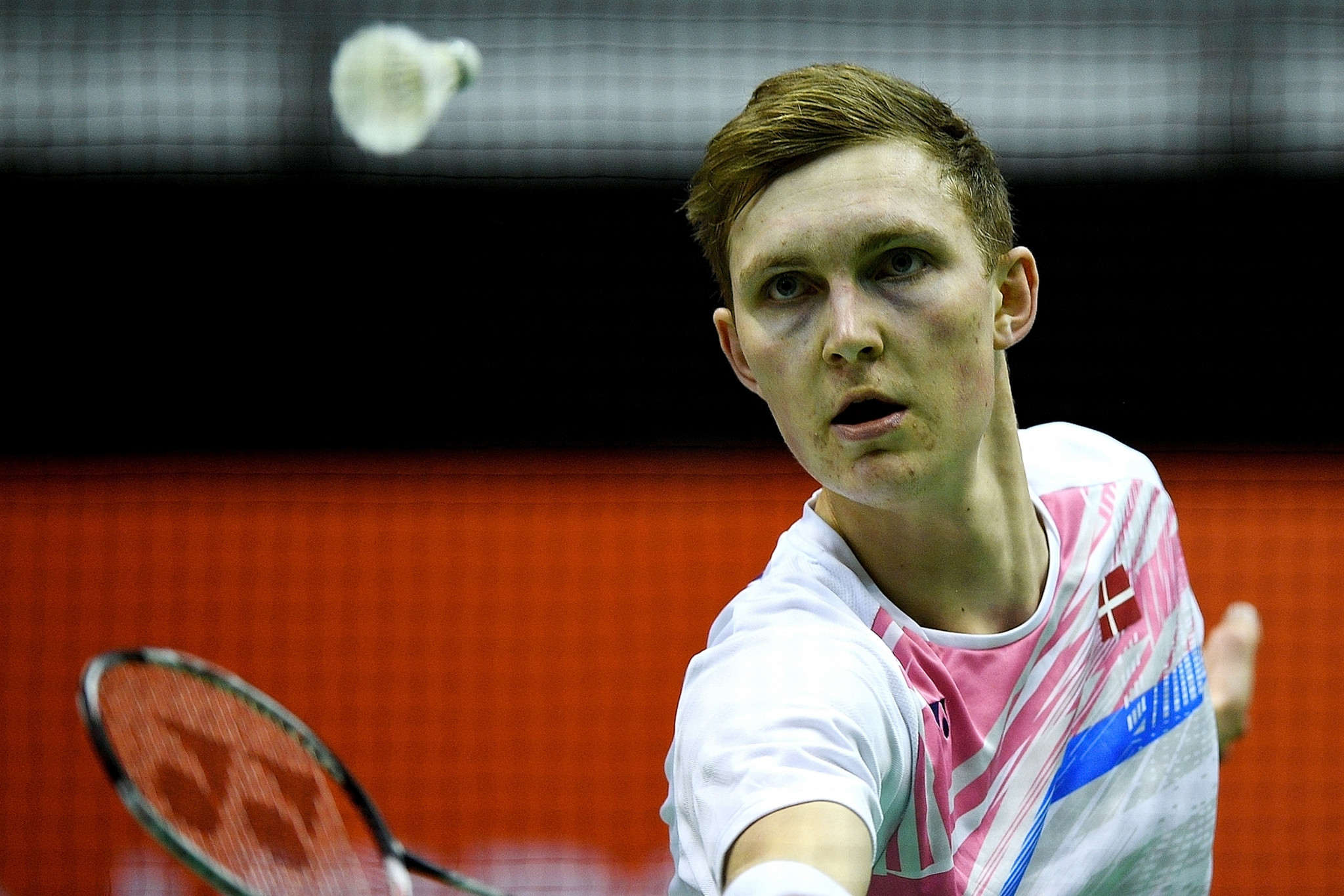 Viktor Axelsen had to dig deep before progressing today ©Getty Images
