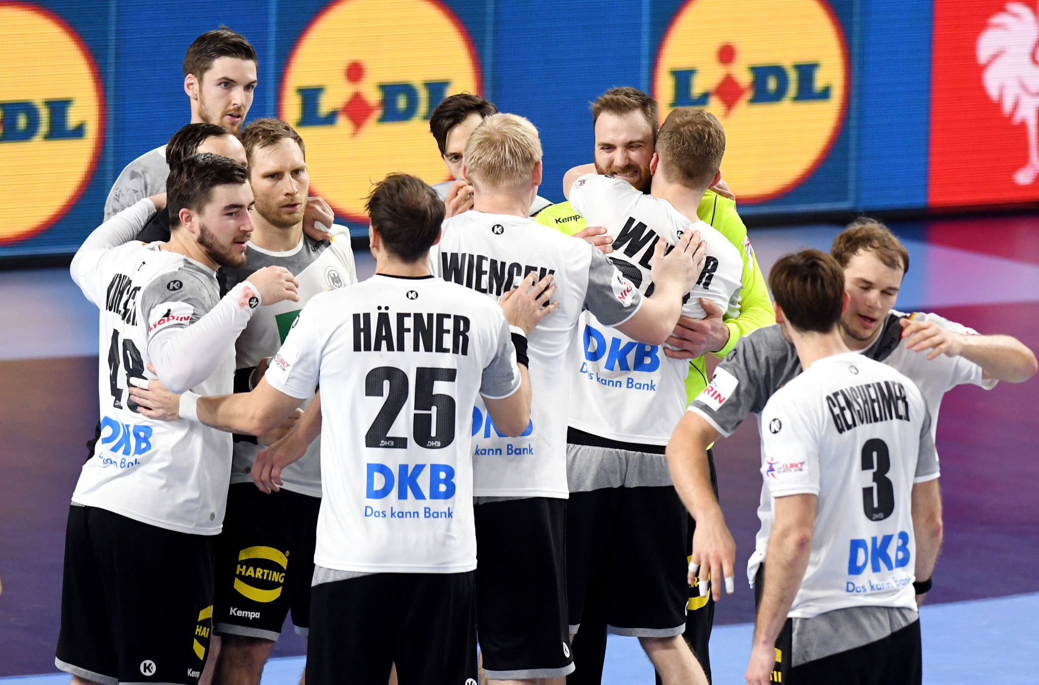 Germany are hoping to win their third European Men's Handball championship title in Croatia ©Getty Images