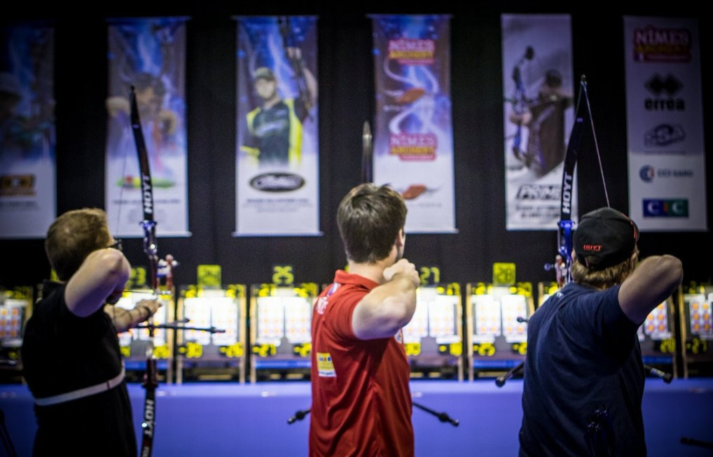 Action got underway today in the third stage of the Indoor Archery World Cup in Nimes ©World Archery