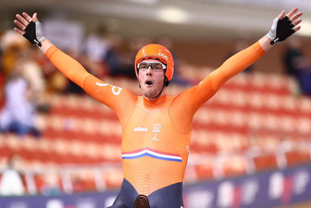 Dutch dominate opening day of UCI Track Cycling World Cup finale in Minsk