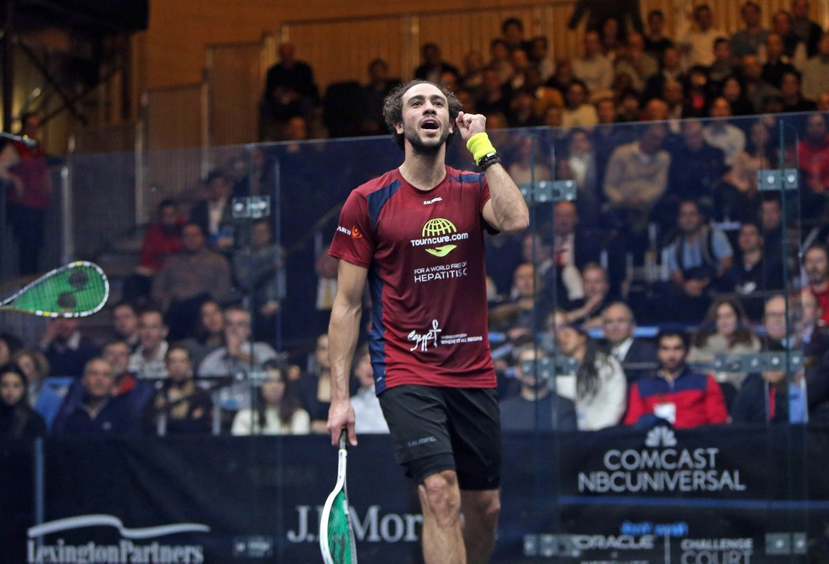Ramy Ashour was among the winners at the Tournament of Champions ©PSA