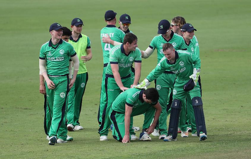 Ireland narrowly beat Afghanistan elsewhere today ©ICC
