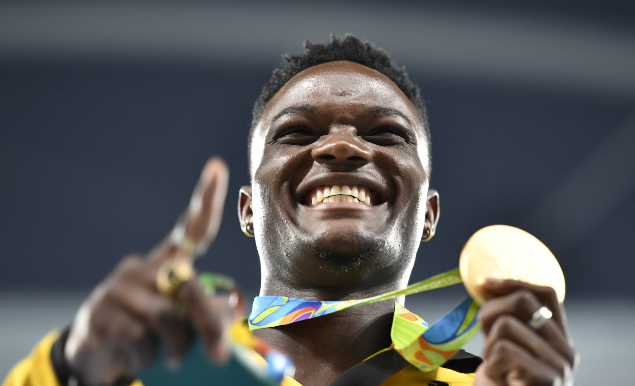 Jamaica's Omar McLeod may miss the Commonwealth Games in the Gold Coast because it is too close to the IAAF World Indoor Championships ©Getty Images