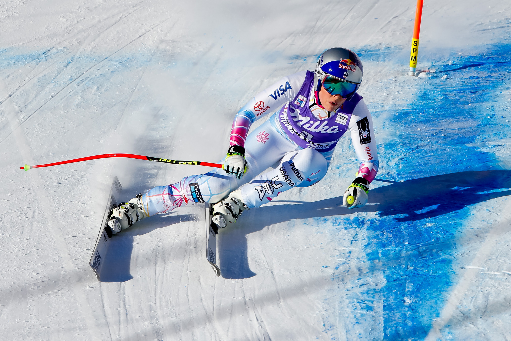 America's Lindsey Vonn is now just seven World Cup victories behind the all-time record ©Getty Images