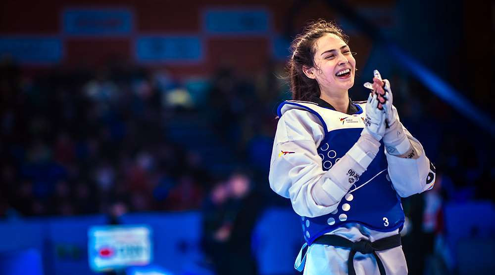 Turkey’s Irem Yaman was a surprise winner in the under 57kg competition ©World Taekwondo