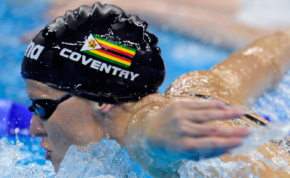 Kirsty Coventry won Zimbabwe's last Commonwealth Games medals at Manchester 2002 ©Getty Images