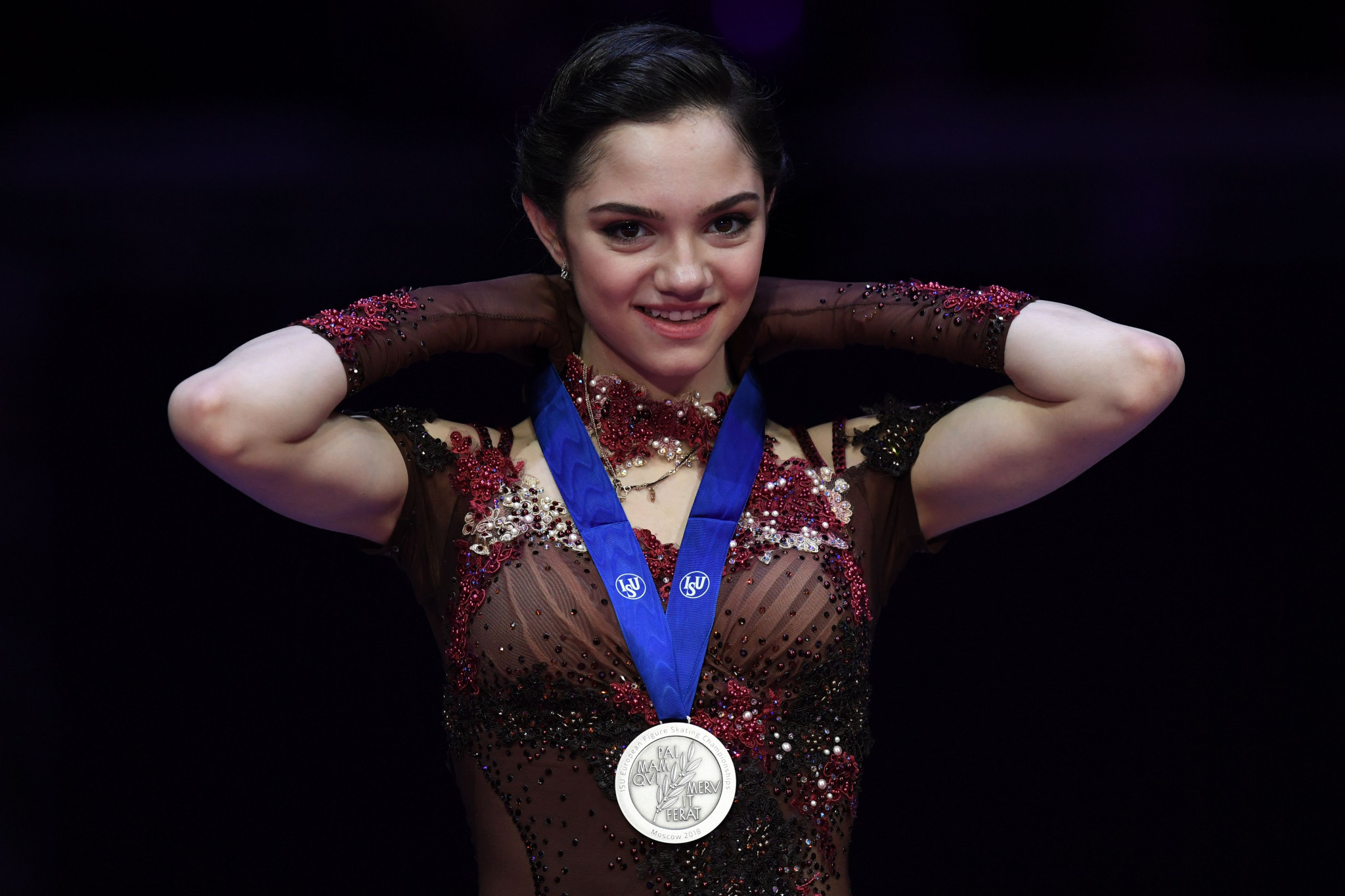 Evgenia Medvedeva had been the heavy favourite before the event got underway ©Getty Images
