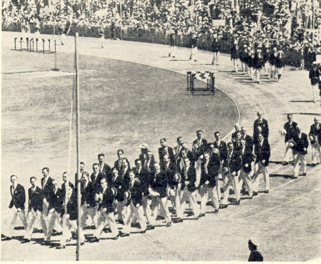 England, as the previous hosts of the British Empire Games at London in 1934, were the first country in the parade of nations at the Opening Ceremony of Sydney 1938 ©Philip Barker