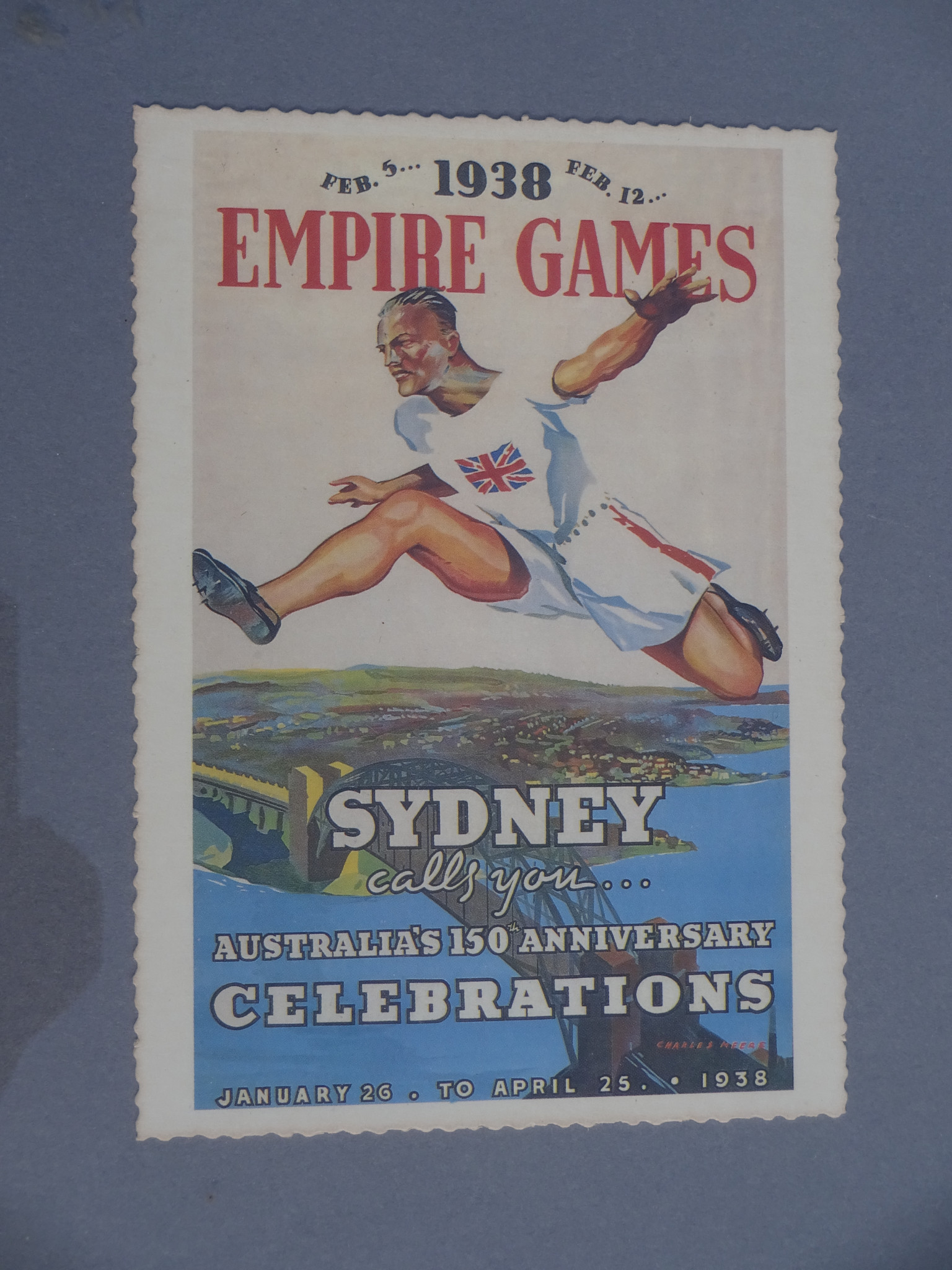The 1938 British Empire Games in Sydney were held as an important part of the 150th anniversary of the first settlers arriving in Australia ©Philip Barker