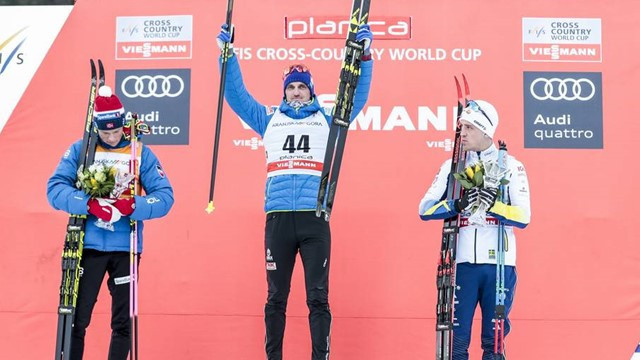 Poltoranin equals Gunde Swan’s record with FIS Cross-Country World Cup 15km classic win in Planica