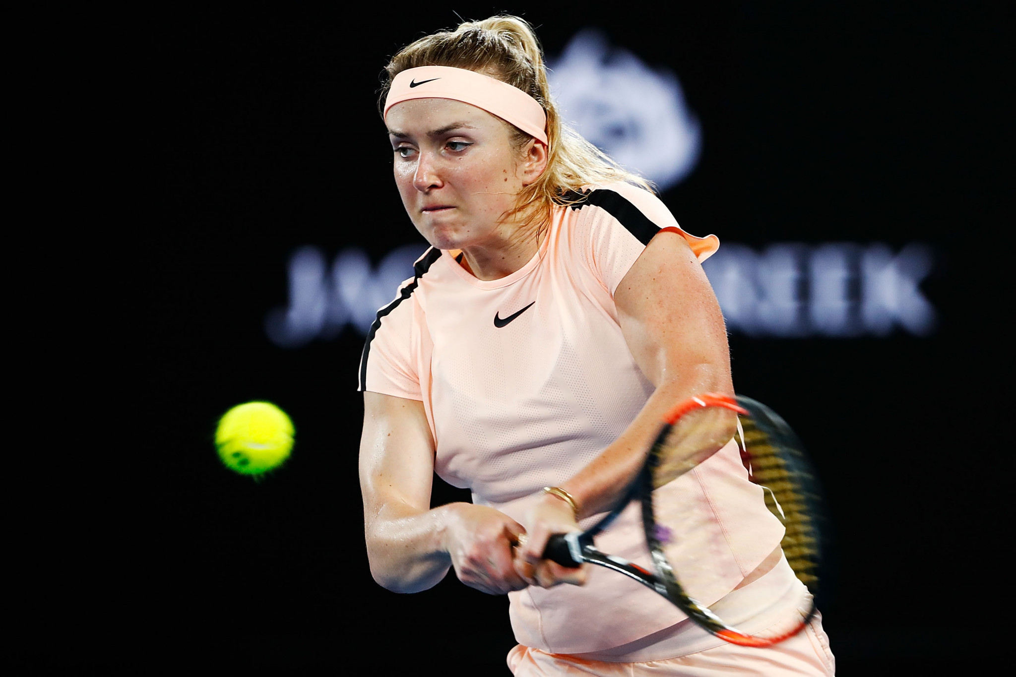 Elina Svitolina won the final match, well after midnight in Melbourne ©Getty Images