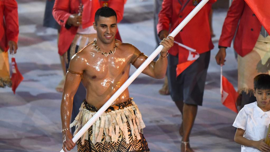 Shirtless Tongan Rio 2016 flagbearer qualifies for Winter Olympics