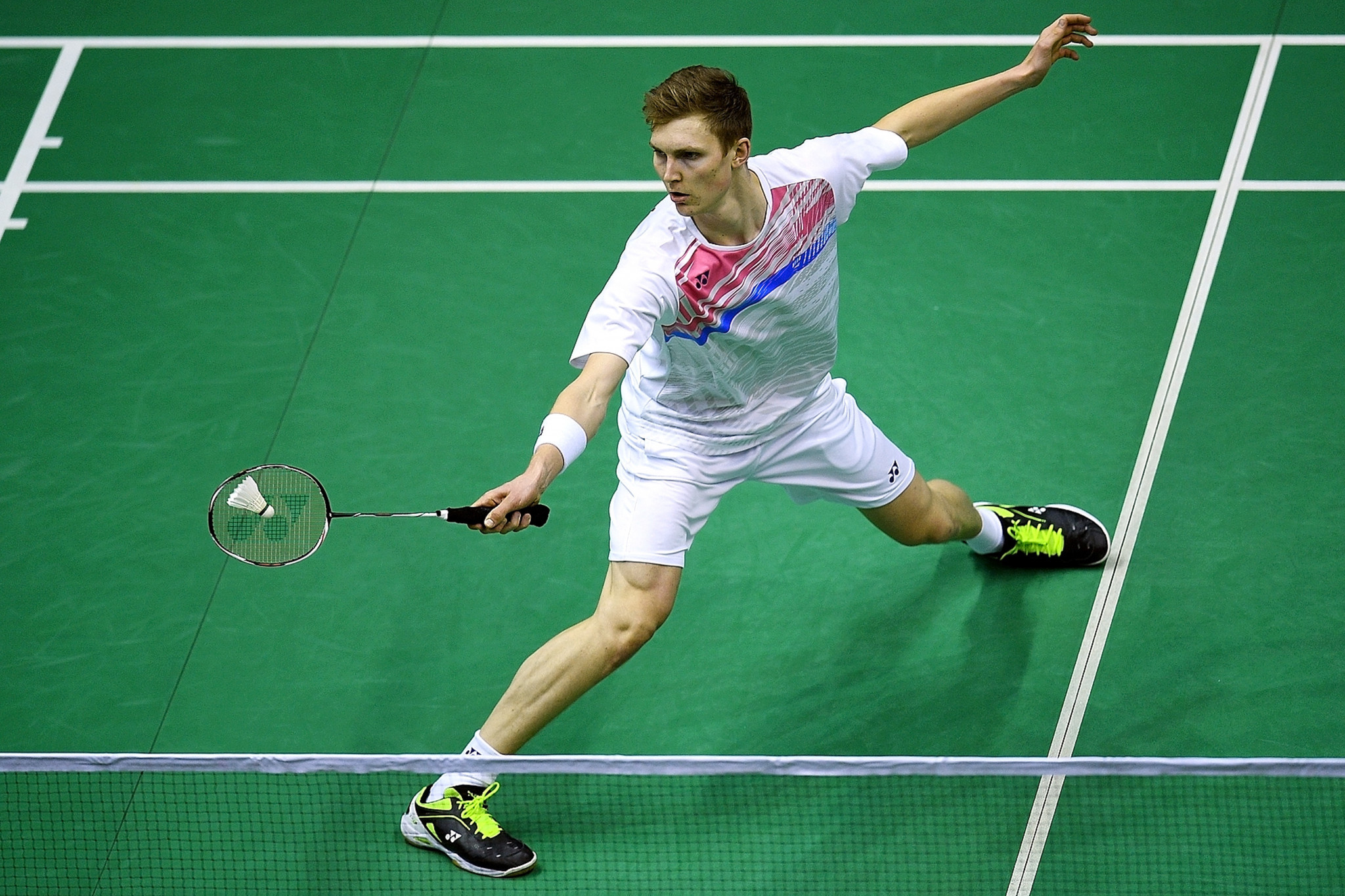 Viktor Axelsen had to pull out of the BWF Superseries event in Hong Kong last year due to an infected toe ©Getty Images