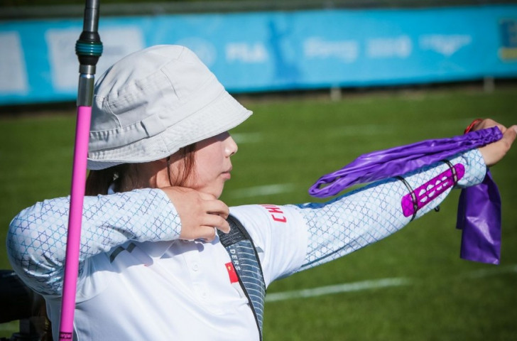 China’s Chunyan scored 55 points more than her nearest challenger over the recurve women’s open 72-arrow ranking round