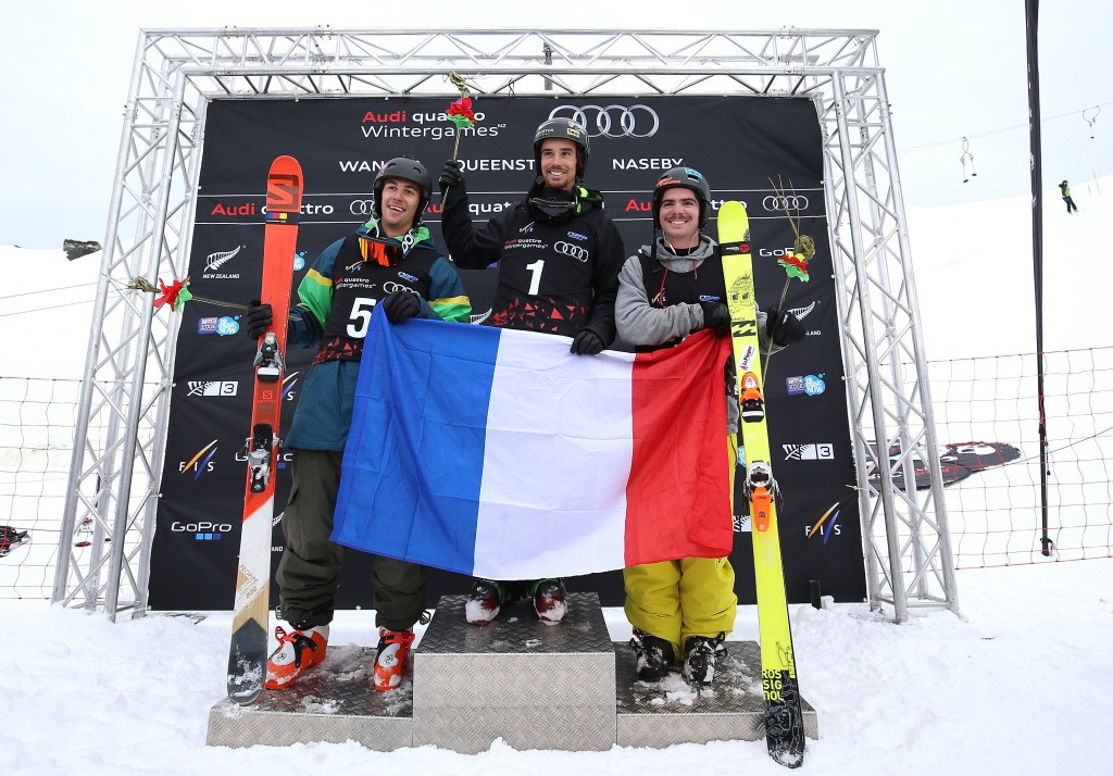 Rolland leads French clean sweep at halfpipe skiing World Cup