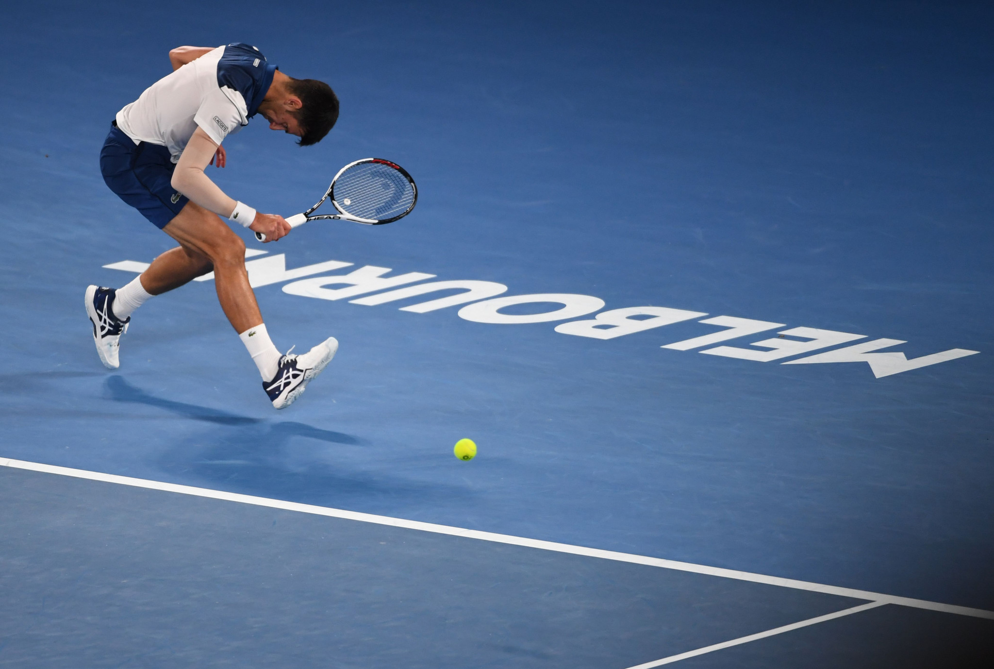 Novak Djokovic was beaten in straight sets to end his bid for a seventh Australian Open ©Getty Images