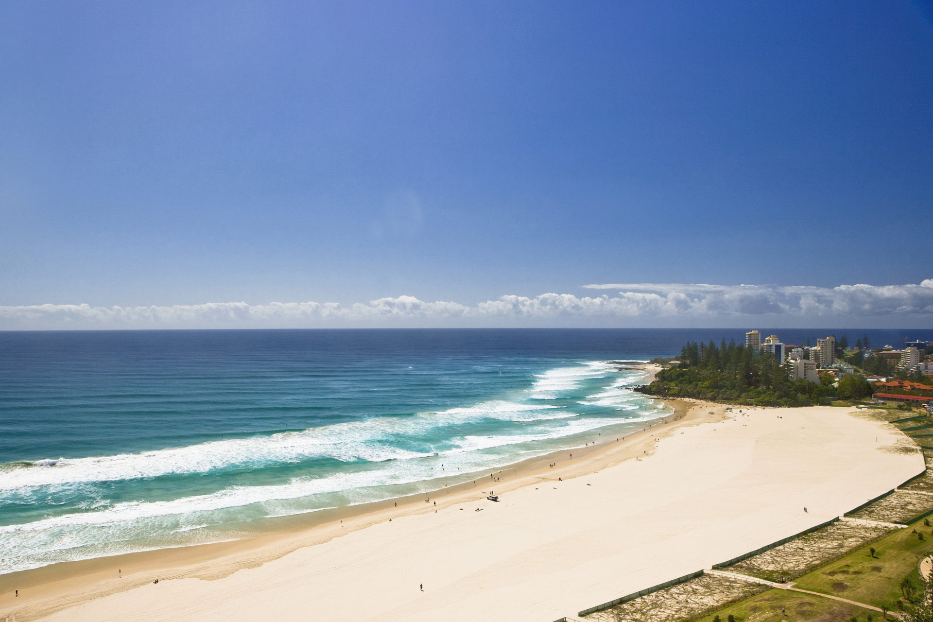 A 4,000 seater venue on Coolangatta Beachfront, pictured, will host the competition ©Rainbow Holidays