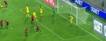 Substitute Elmutasem Abushnaf struck a dramatic stoppage-time winner as Libya progressed to the quarter-finals ©YouTube 