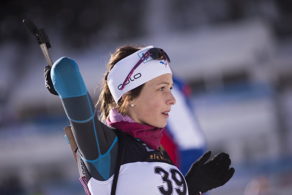 Chloe Chevalier of France secured the women's 15 kilometres honours ©IBU