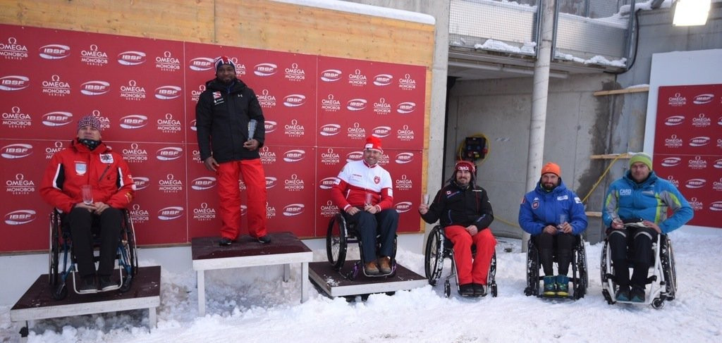 Britain's Corie Mapp, top, will defend his World Cup lead ©IBSF