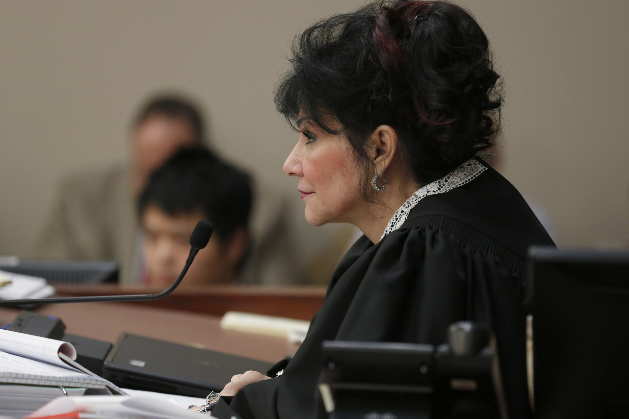 Judge Rosemarie Aquilina said she had just signed Larry Nassar's 