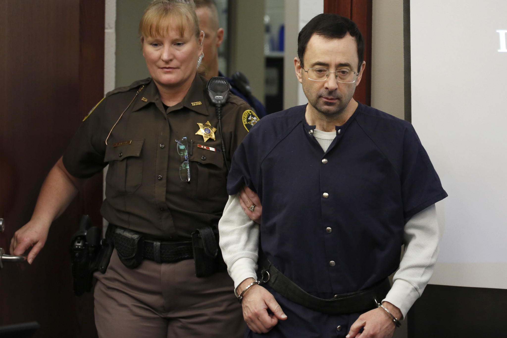 Larry Nassar apologised to his victims in a brief statement today ©Getty Images