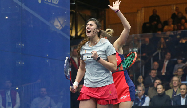 Nour El Sherbini will be looking to make it two PSA titles in a row tomorrow ©PSA