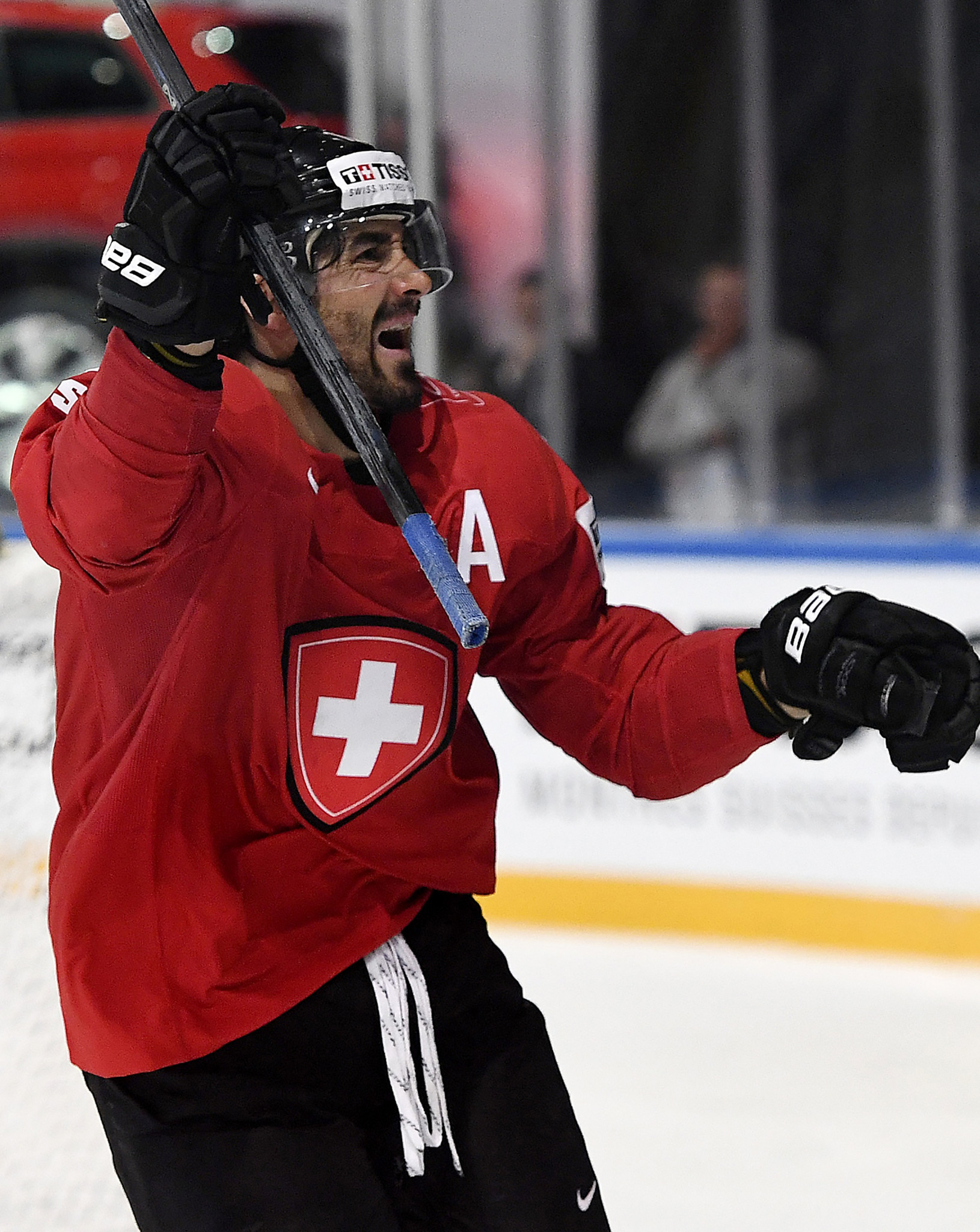 Andres Ambühl will compete in a fourth Olympics after Switzerland named their ice hockey squads ©Getty Images 