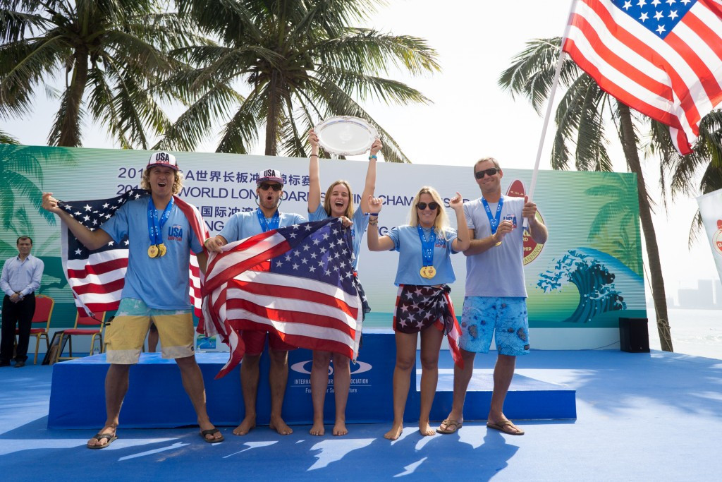 United States claim overall title at 2018 ISA World Longboard Surfing Championship