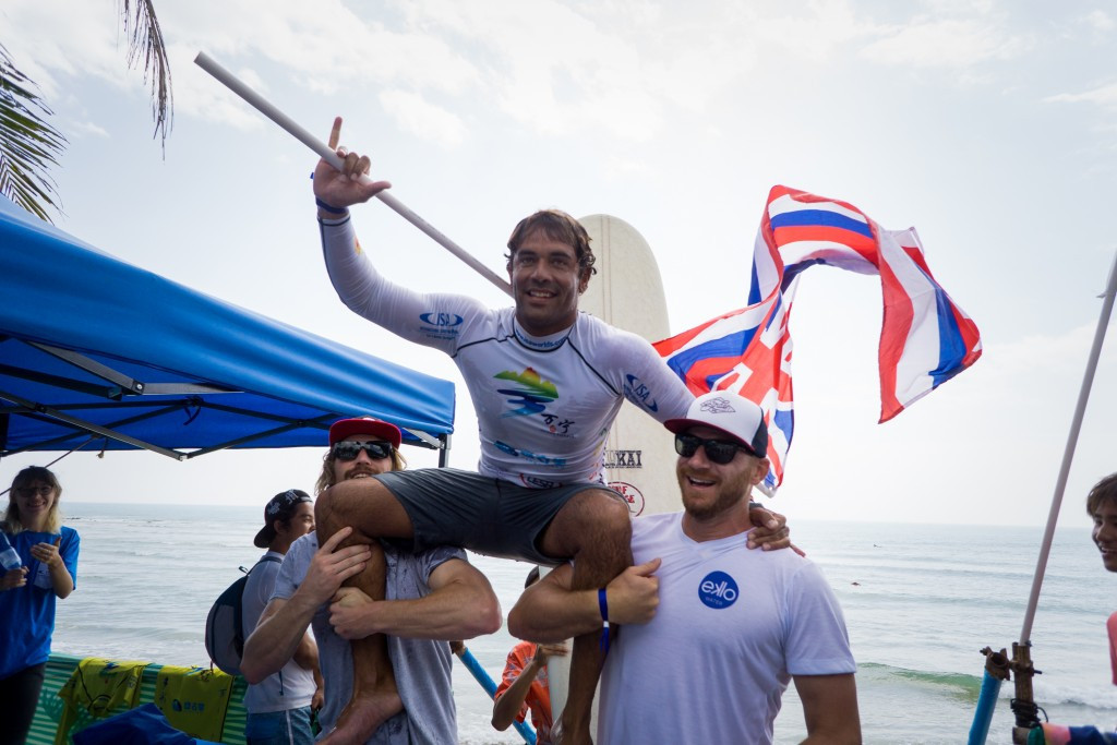 Kai Sallas dominated the men's event throughout the week in Wanning ©ISA