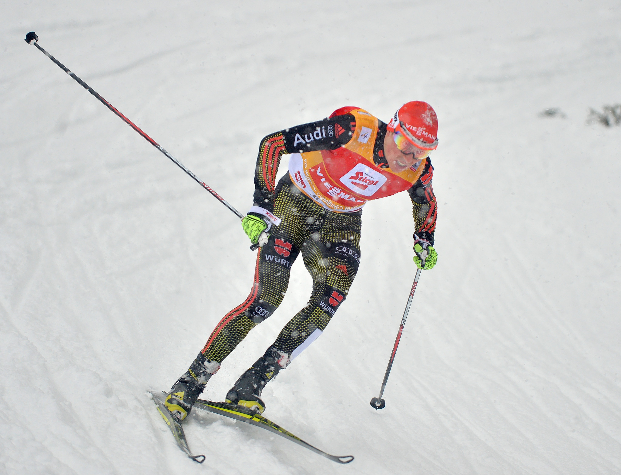 Eric Frenzel is hoping to continue his fine form at the Seefeld Triple ©Getty Images 
