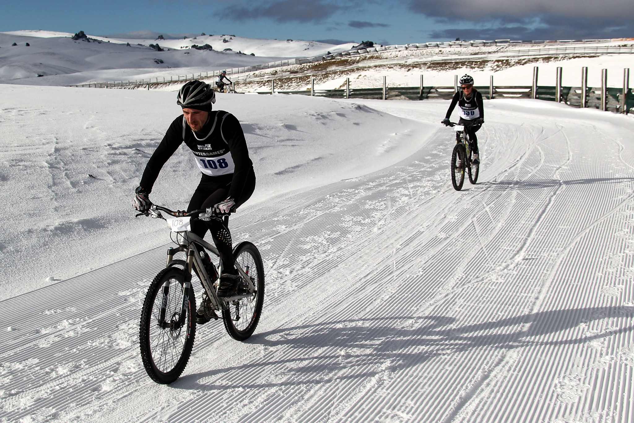Winter triathlon involves running, bike and ski legs ©Getty Images