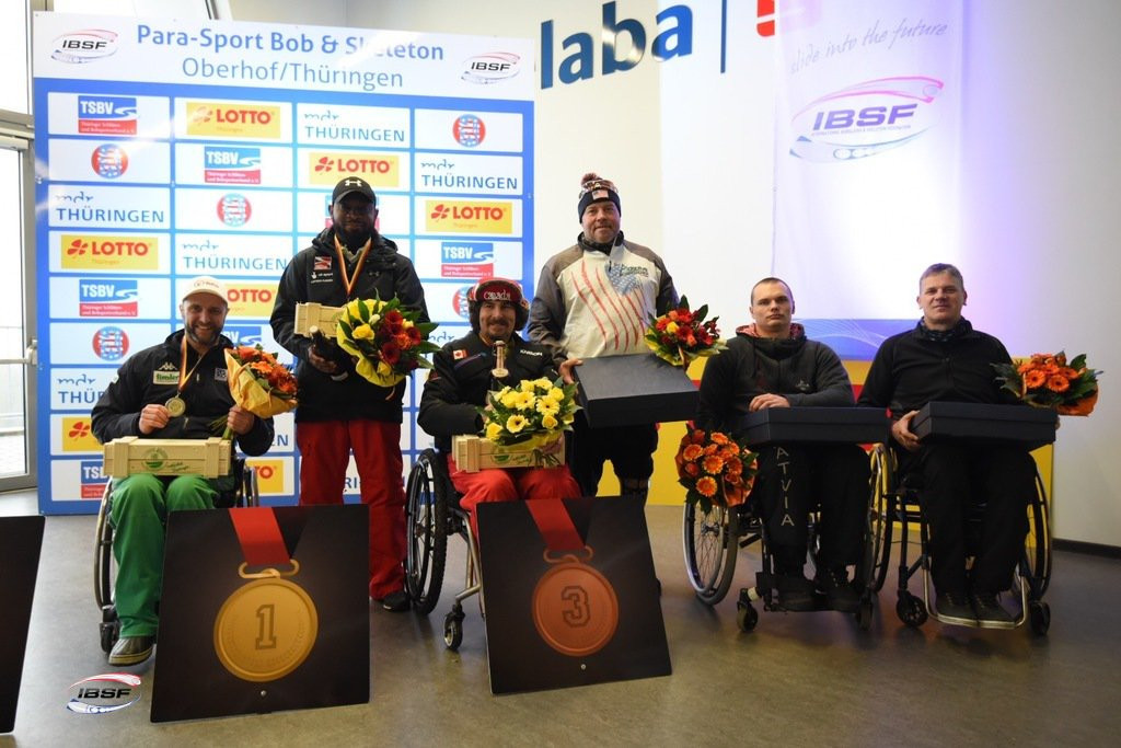 Britain's Corie Mapp strengthened his lead at the top of the standings with a second consecutive win in Oberhof ©IBSF