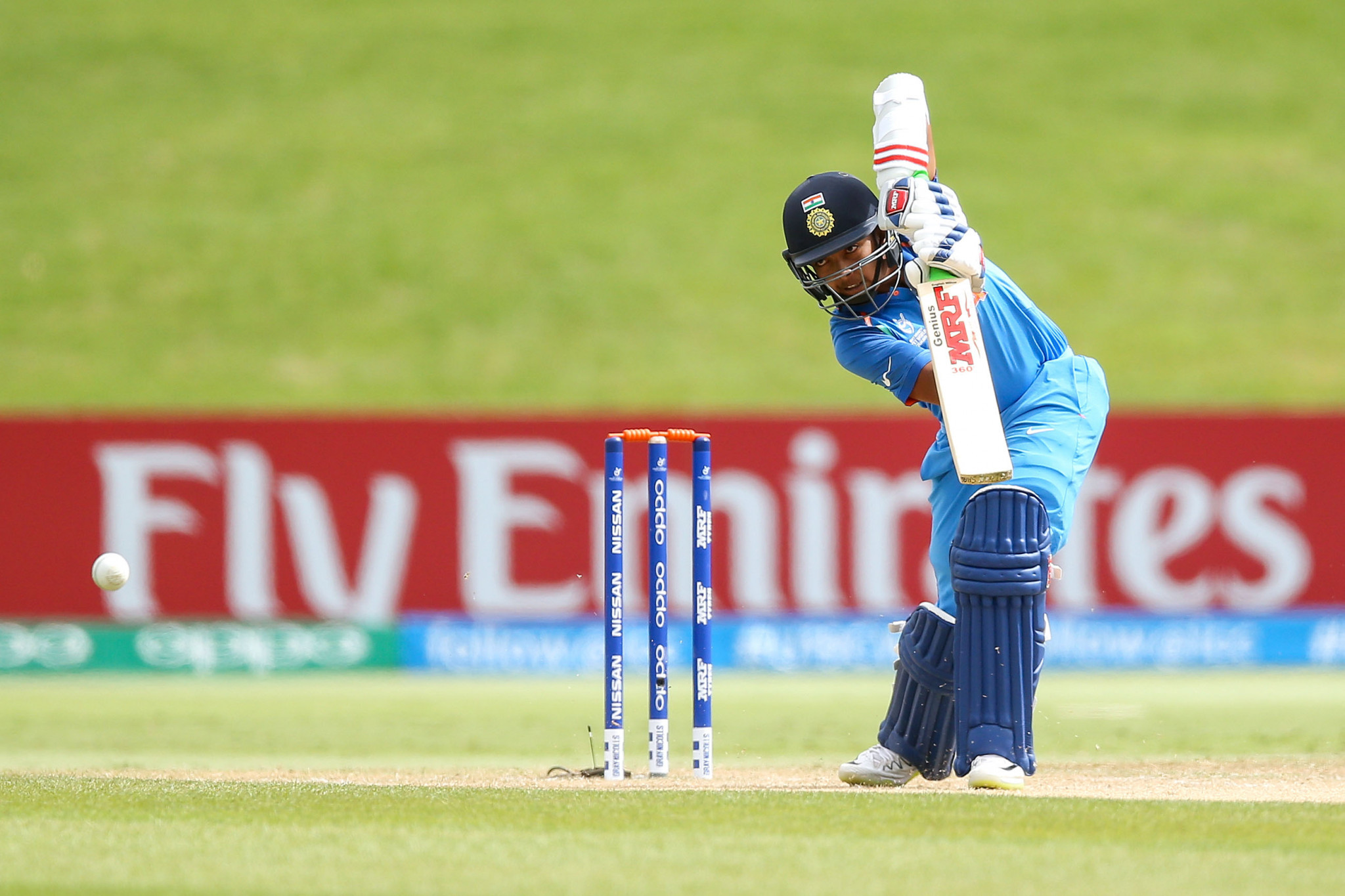 India reached the semi-finals after seeing off the challenge of Bangladesh ©Getty Images