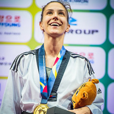 Vanja Stanković is Serbia's first-ever gold medallist at the World Championships ©World Taekwondo