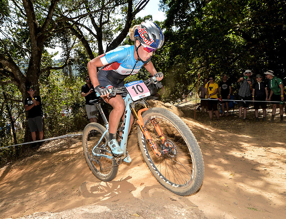 Emily Batty, silver medallist in the Glasgow 2014 mountain bike, will spearhead a strong challenge from Cycling Canada at the Gold Coast Games ©CyclingCanada